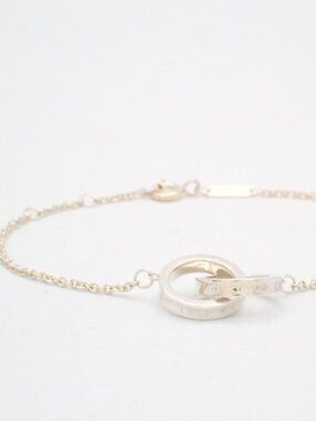 Tiffany & Co. 1837 Collection Interlocking Circles Bracelet 925 7in.
